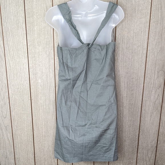 J. Crew Embossed Playa Dress 0 New Pale Surplus Gray Cotton - Picture 3 of 10